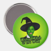 Aimant Nancy Pelosi Wicked Witch de l'Ouest (Recto/Verso)