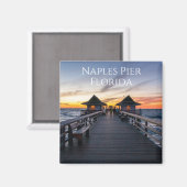 Aimant Naples Pier En Floride Nouveauté (Recto/Verso)