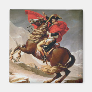 Aimant Napoléon croisant les Alpes, c.1800 (huile sur la