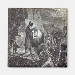 Aimant Napoléon dégageant l'artillerie de Lannes