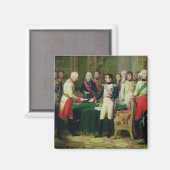 Aimant Napoléon I recevant le baron Vincent (Recto/Verso)