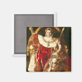 Aimant Napoléon I sur le trône impérial, 1806 (Recto/Verso)