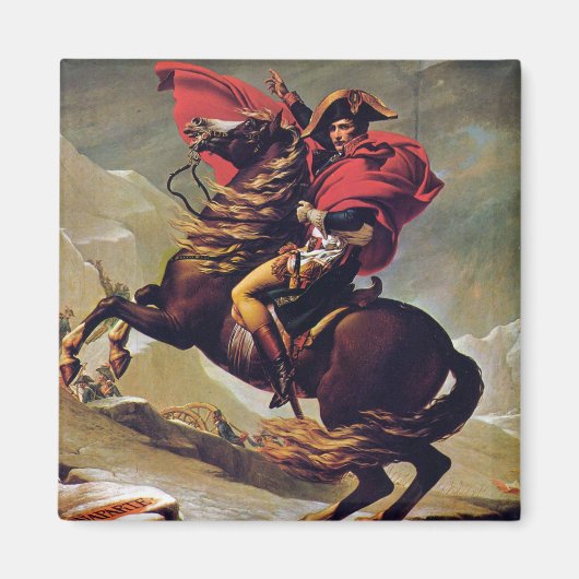 Aimant Napoléon Traversant le Saint Bernard (Devant)