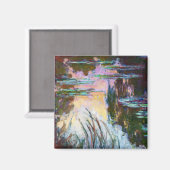Aimant Nappes D'Eau, Mise En Place De Sun Claude Monet (Recto/Verso)