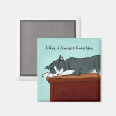 Aimant Napping Kitty (Recto/Verso)