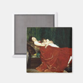 Aimant Napping Mère et enfant Retro Look (Recto/Verso)