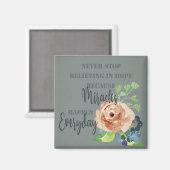 AIMANT N'ARRÊTEZ JAMAIS DE CROIRE À L'ESPOIR MIRACLES TOU (Recto/Verso)