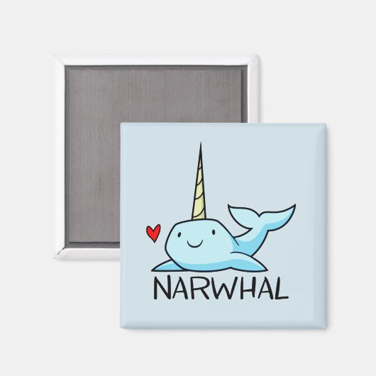 Aimant Narwhal (Recto/Verso)