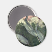 Aimant Narwhals vintages, Vie Marine Baleines Animaux mar (Recto/Verso)