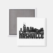 Aimant Nashville Skyline (Recto/Verso)