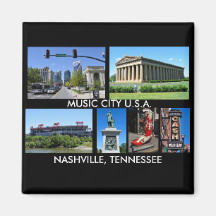 Aimant Nashville Tennessee Music City USA