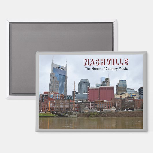 Aimant Nashville Tennessee Riverfront (Recto/Verso)