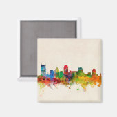 Aimant Nashville Tennessee Skyline Cityscape (Recto/Verso)