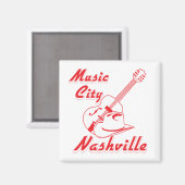 Aimant Nashville. Ville de musique (Recto/Verso)