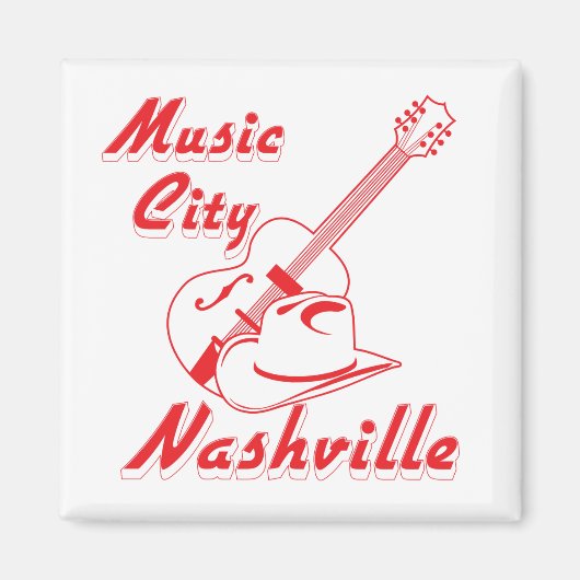 Aimant Nashville. Ville de musique (Devant)