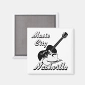 Aimant Nashville. Ville de musique (Recto/Verso)