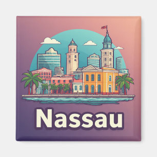 Aimant Nassau Bahamas Île Voyage Souvenir 🌴