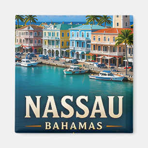 Aimant Nassau Crystal Waters et Paradis bahamien