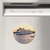 Aimant Nassau Harbour Daybreak avec bateau de croisière (In Situ (Lave-vaisselle))