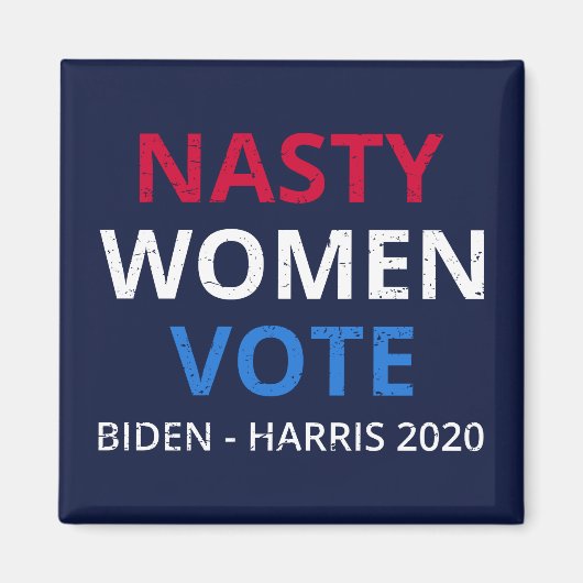 Aimant Nasty Women Vote I (Devant)