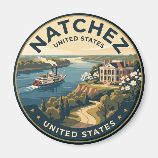 Aimant Natchez Mississippi (Devant)