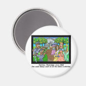 Aimant Natchez, MS 1865 Dons Amusants Tee - shirts et Obj (Recto/Verso)