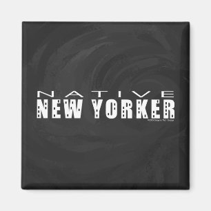 Aimant Natif New Yorkais noir