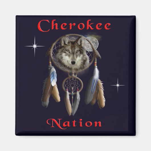 Aimant Nation cherokee (Devant)