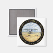 Aimant National Advisory Committee for Aeronautics Logo (Recto/Verso)