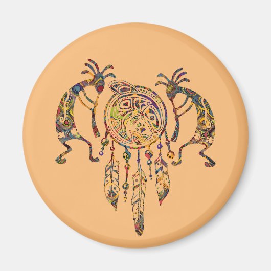 Aimant Native American Kokopelli (Devant)