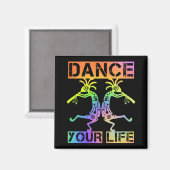 Aimant Native Americans Kokopelli - Dance Your Life 4 (Recto/Verso)
