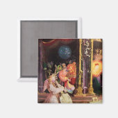 AIMANT NATIVITÉ AVEC ANGELS - MAGIE DE NOËL (Recto/Verso)