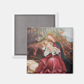 AIMANT NATIVITÉ AVEC ANGELS - MAGIE DE NOËL (Recto/Verso)