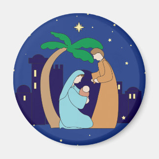 Aimant Nativité de la Sainte Famille Noël Chrétien Religi