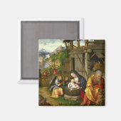 Aimant Nativité et enfants anges c1515 (Recto/Verso)