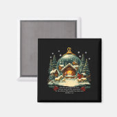 Aimant Nativity Ornament Christmas Scene Matthew 1_21  (Recto/Verso)