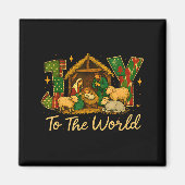 Aimant Nativity Scene Joy To The World – Christmas Faith  (Devant)