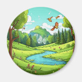 Aimant Nature 15. (Devant)