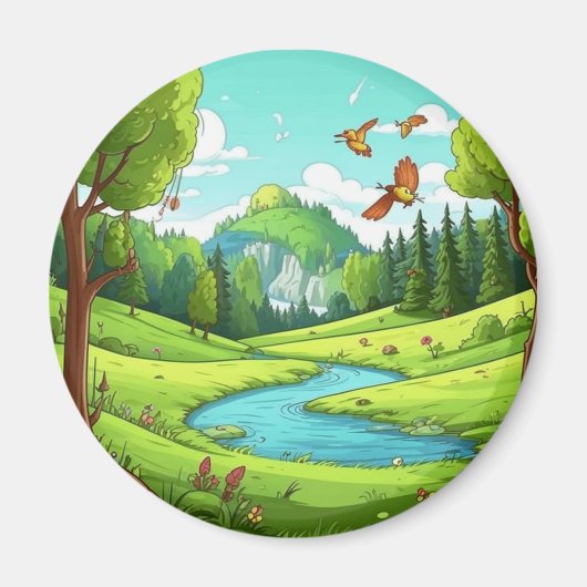 Aimant Nature 15. (Devant)