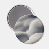 Aimant Nature Abstraite des monticules de neige mousseuse (Recto/Verso)