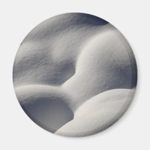 Aimant Nature Abstraite des monticules de neige mousseuse