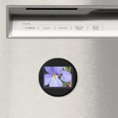 Aimant Nature des oiseaux de pied de violette d'amour (In Situ (Lave-vaisselle))