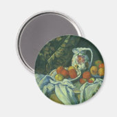 Aimant Nature morte, rideau et pichet de Paul Cezanne (Recto/Verso)