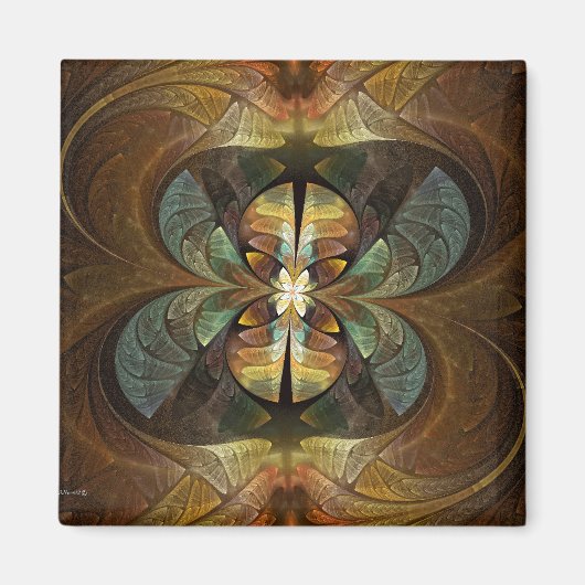 Aimant Natures Matrix Bumble Bee Abstrait (Devant)