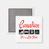 Aimant Naughty Canadien (Recto/Verso)