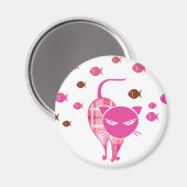 Aimant Naughty Cat (Recto/Verso)