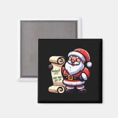 Aimant Naughty List Kids Who Say 67 Funny Meme 6 7 Christ (Recto/Verso)