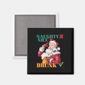 Aimant Naughty Nice Drunk (Recto/Verso)