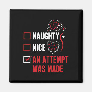 Aimant Naughty Ou Nice Drôle Une Tentative A Été Faite Ch