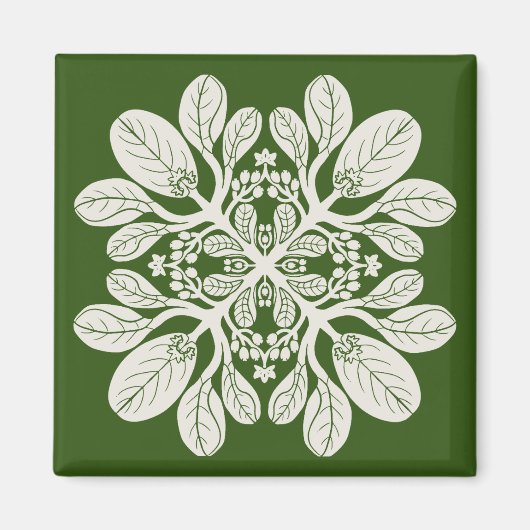 Aimant Naupaka de la courtepointe hawaïenne (Devant)